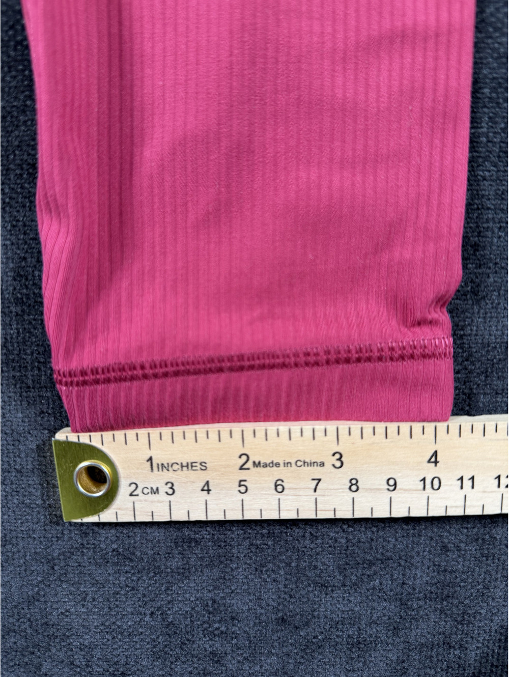 Lululemon Align Ribbed High-Rise Leggings Raspberry, Size 4 - Picture 3 of 6